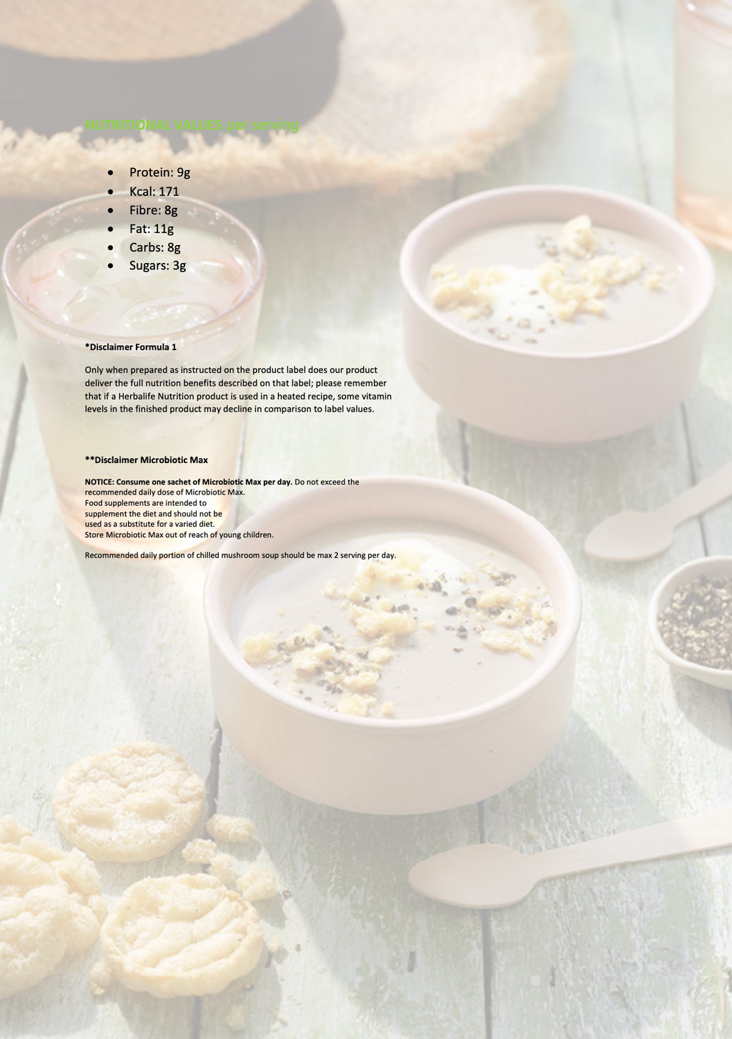🍄Chilled Mushroom Soup🍄